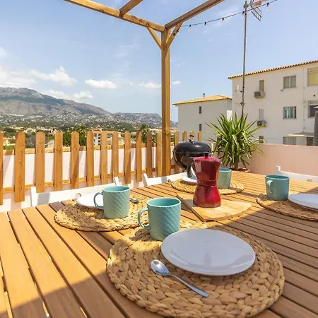 Wonderful Views Terrace 3Br Cottage - Bbq - Ac Altea Exterior foto